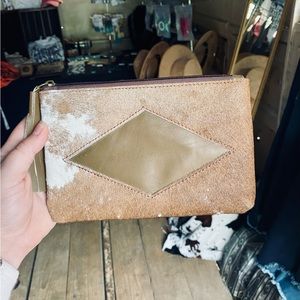 Cowhide Clutch Wallet